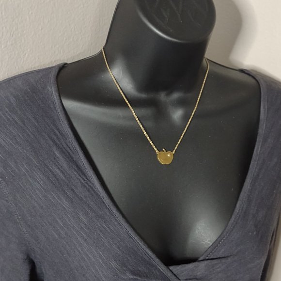 16.5 Inch Gold Filled Apple Necklace - Picture 12 of 12